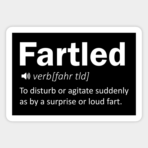 Fartled Magnet by LMW Art